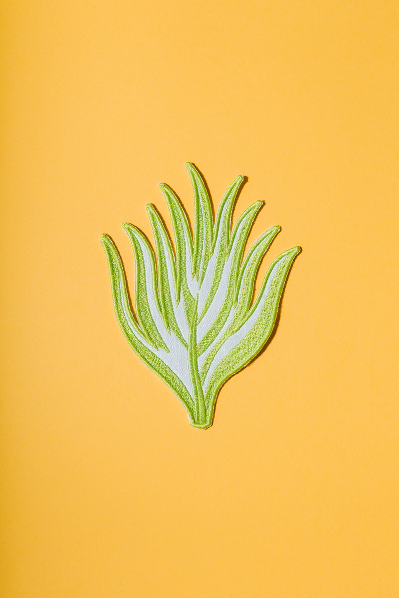 Blue Leaf Coaster
